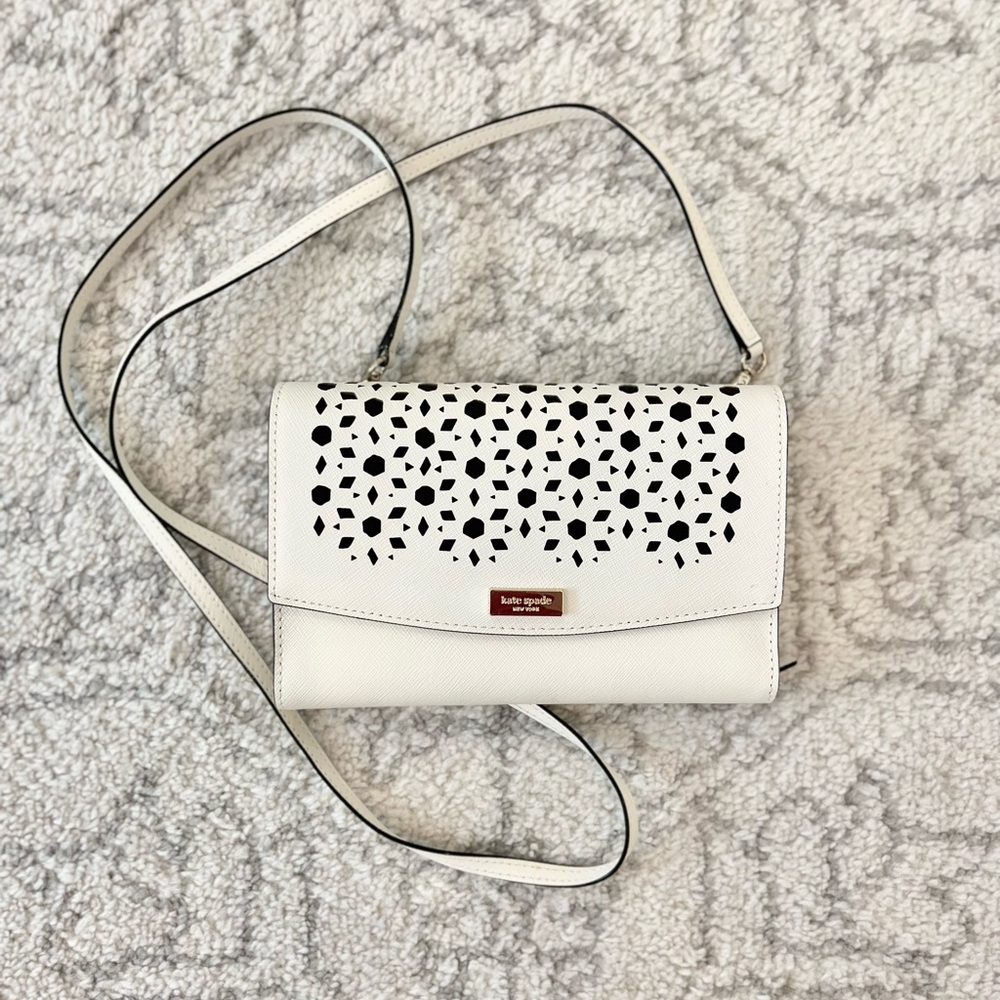 Kate Spade White Crossbody Bag